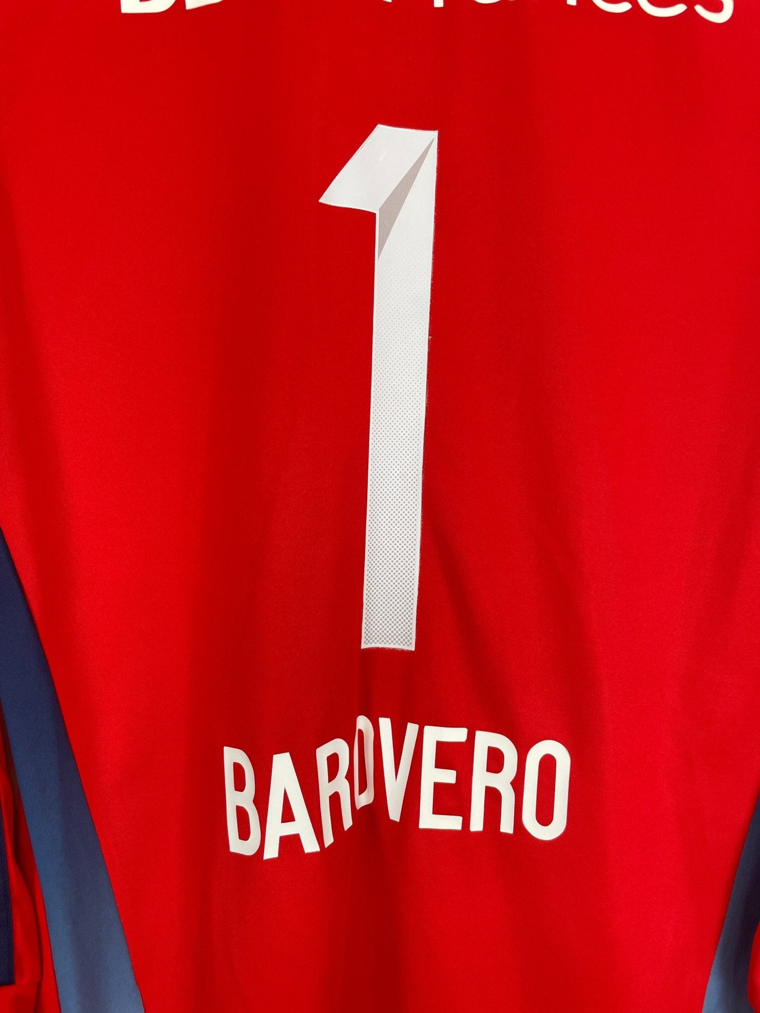 Shop 2014/15 RIVER PLATE BAROVERO #1 *PLAYER ISSUE* GK SHIRT (S) ADIDAS, classic football shirts, vintage football shirts & retro soccer jerseys at Cult Kits