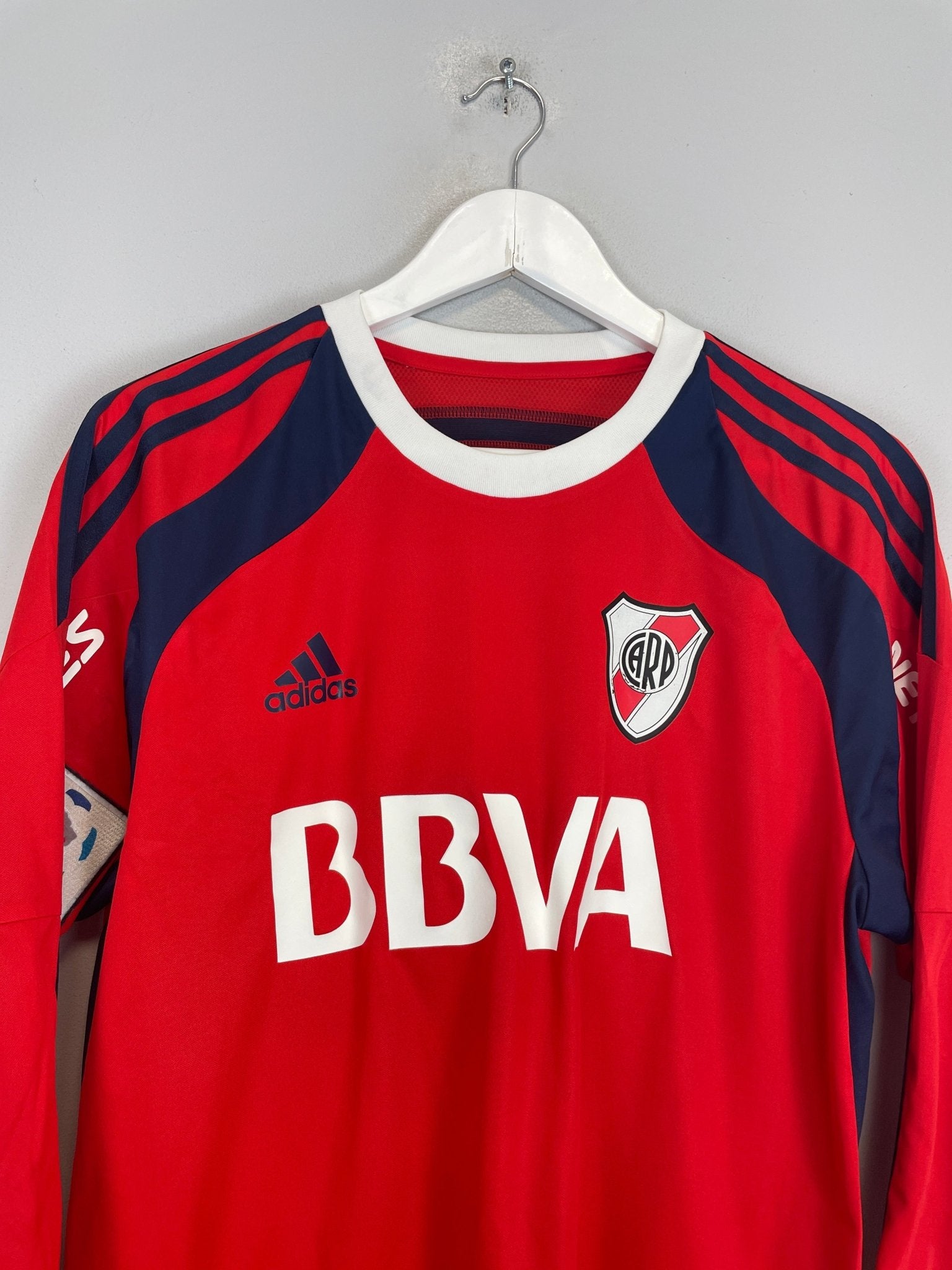 Shop 2014/15 RIVER PLATE BAROVERO #1 *PLAYER ISSUE* GK SHIRT (S) ADIDAS, classic football shirts, vintage football shirts & retro soccer jerseys at Cult Kits