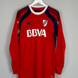 Shop 2014/15 RIVER PLATE BAROVERO #1 *PLAYER ISSUE* GK SHIRT (S) ADIDAS, classic football shirts, vintage football shirts & retro soccer jerseys at Cult Kits
