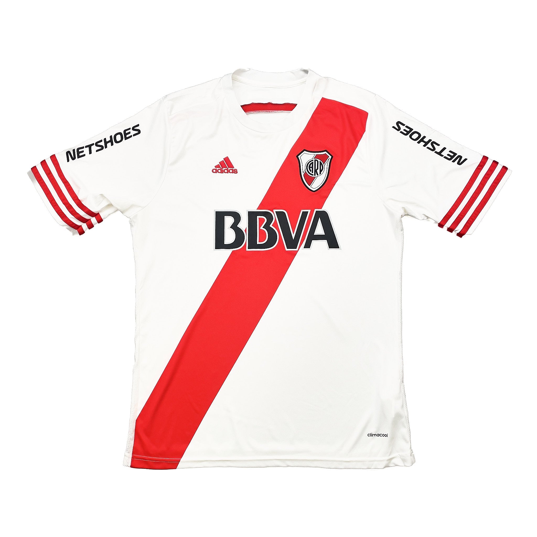 Buy 2014/15 River Plate Home Shirt (L) Adidas ~ Free worldwide shipping available ~ Authentic Vintage Football Shirts from Cult Kits