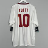 Shop 2014/15 ROMA TOTTI #10 *BNWT* AWAY SHIRT (XXL) NIKE, classic football shirts, vintage football shirts & retro soccer jerseys at Cult Kits