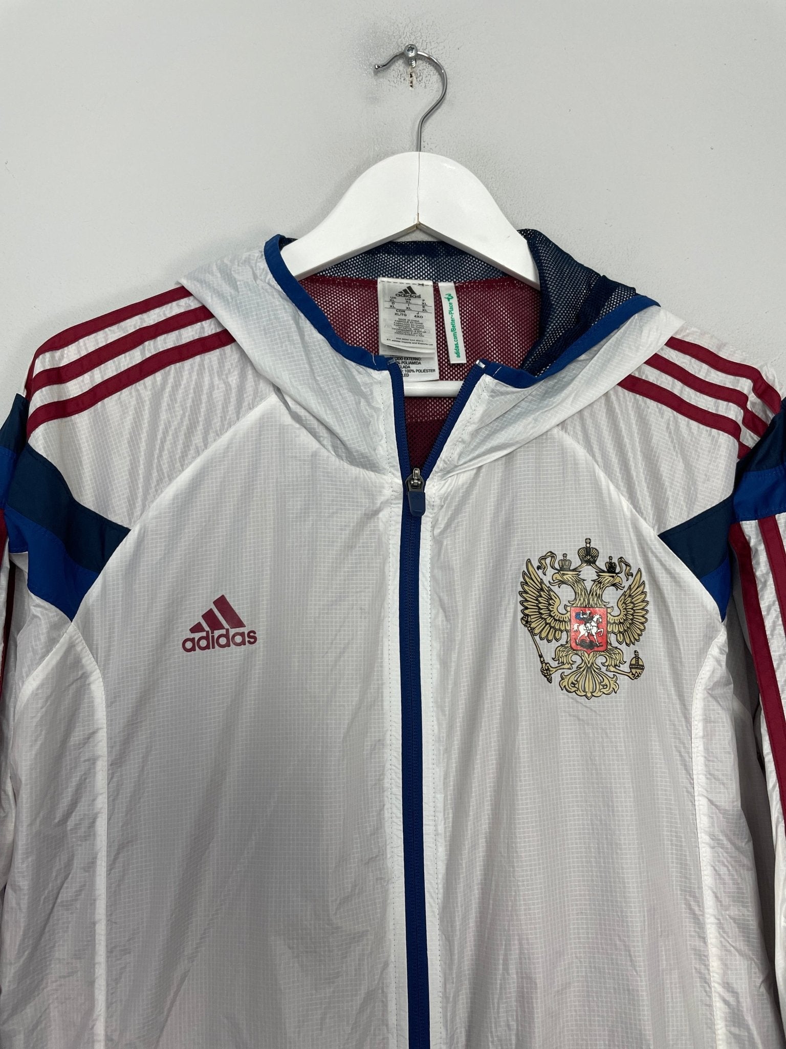 Shop 2014/15 RUSSIA WINDBREAKER (XL) ADIDAS, classic football shirts, vintage football shirts & retro soccer jerseys at Cult Kits