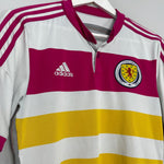 Shop 2014/15 SCOTLAND AWAY SHIRT (S) ADIDAS, classic football shirts, vintage football shirts & retro soccer jerseys at Cult Kits