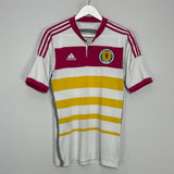 Shop 2014/15 SCOTLAND AWAY SHIRT (S) ADIDAS, classic football shirts, vintage football shirts & retro soccer jerseys at Cult Kits