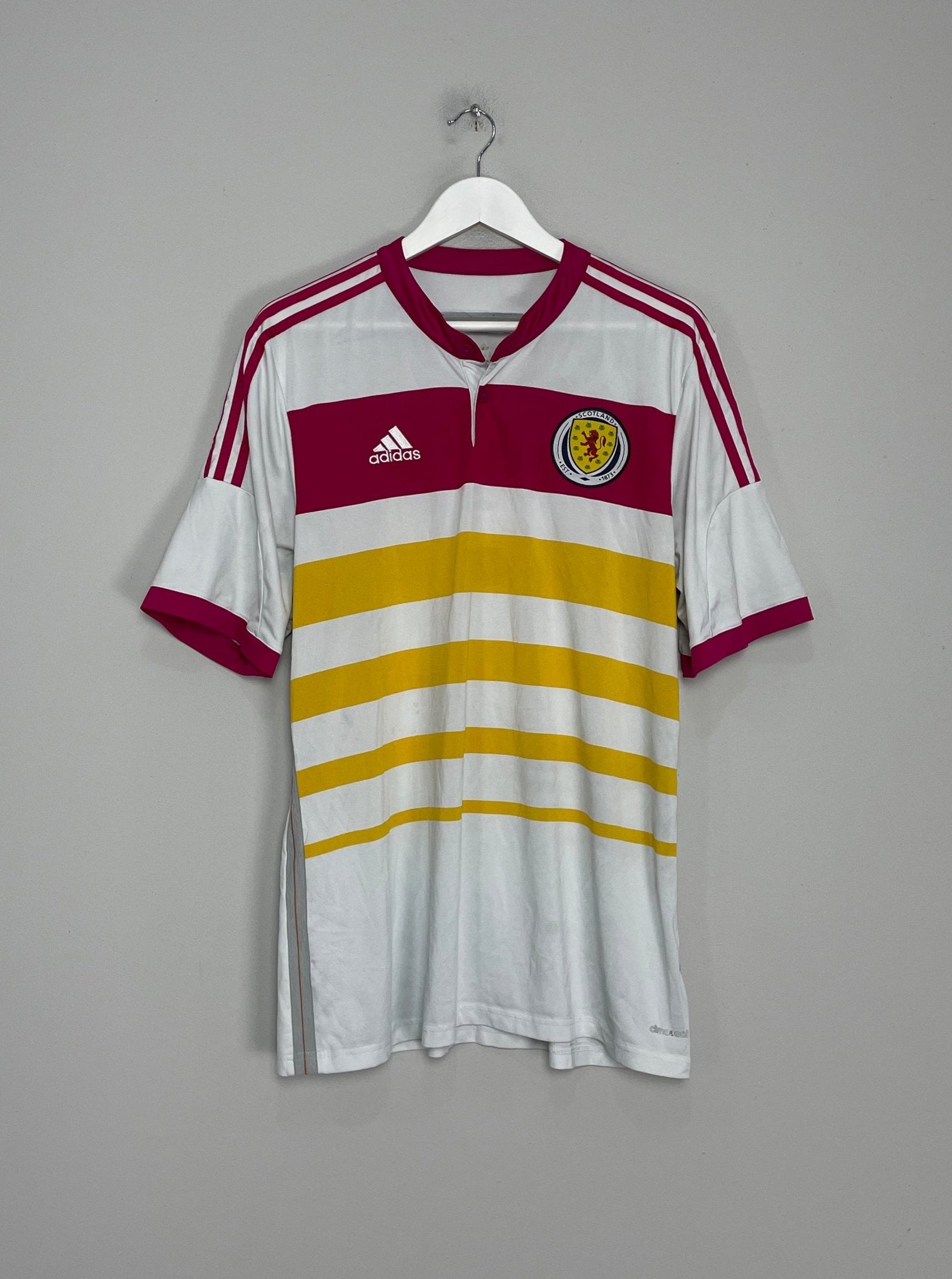 Shop 2014/15 SCOTLAND AWAY SHIRT (XL) ADIDAS, classic football shirts, vintage football shirts & retro soccer jerseys at Cult Kits
