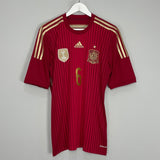 Shop 2014/15 SPAIN A.INIESTA #6 HOME SHIRT (M) ADIDAS, classic football shirts, vintage football shirts & retro soccer jerseys at Cult Kits
