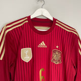 Shop 2014/15 SPAIN A.INIESTA #6 HOME SHIRT (M) ADIDAS, classic football shirts, vintage football shirts & retro soccer jerseys at Cult Kits