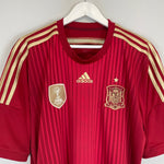 Shop 2014/15 SPAIN HOME SHIRT (XL) ADIDAS, classic football shirts, vintage football shirts & retro soccer jerseys at Cult Kits
