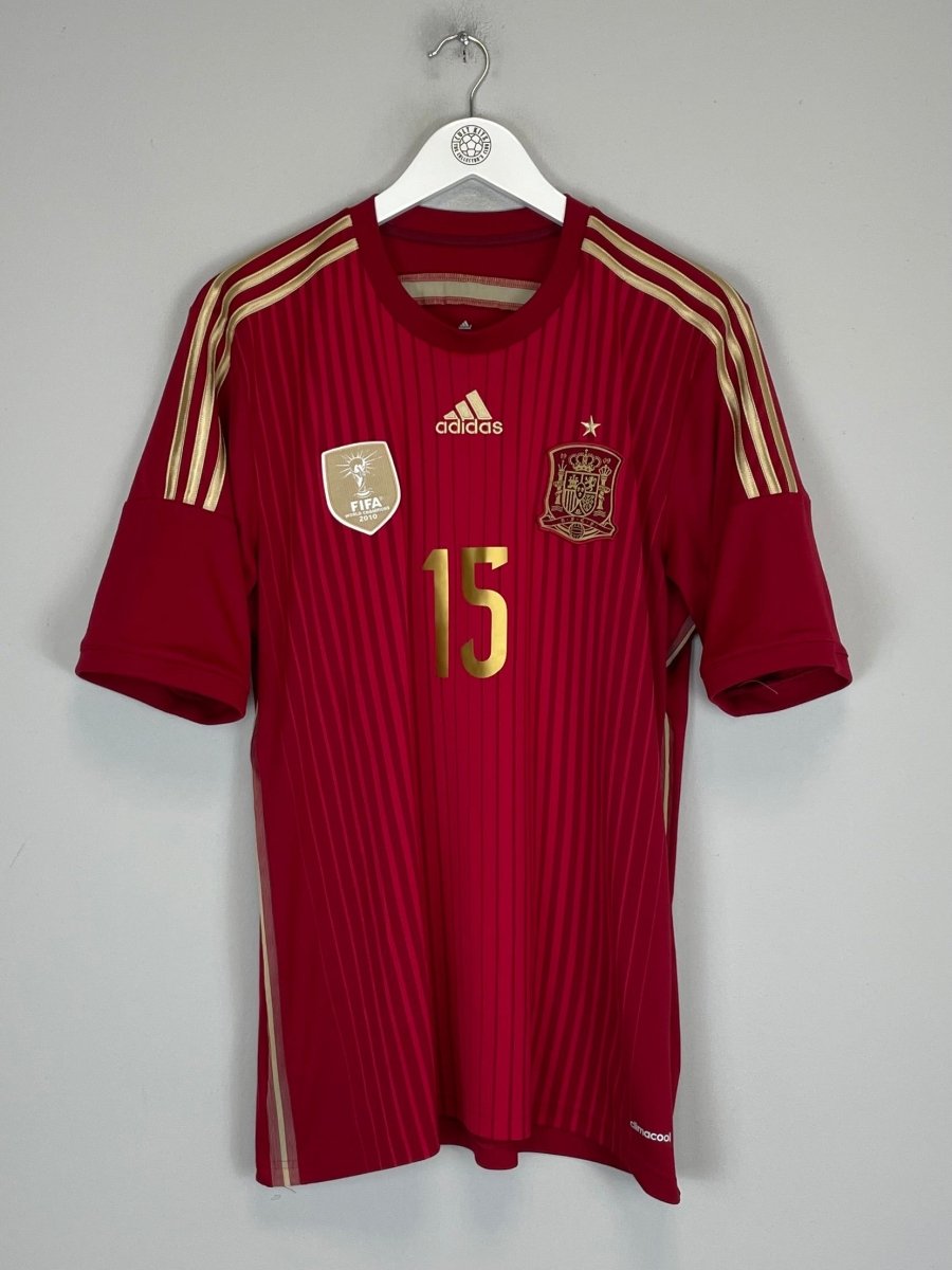2014/15 SPAIN RAMOS 15 HOME SHIRT (L) ADIDAS - Cult Kits - Large - Buy Vintage Football Shirts, Authentic Retro Football Shirts For Sale, Classic Football Shirts & Soccer Jersey