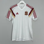Shop 2014/15 SPAIN TRAINING SHIRT (M) ADIDAS, classic football shirts, vintage football shirts & retro soccer jerseys at Cult Kits