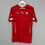 Shop 2014/15 SWITZERLAND HOME SHIRT (M) PUMA, classic football shirts, vintage football shirts & retro soccer jerseys at Cult Kits