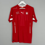 Shop 2014/15 SWITZERLAND HOME SHIRT (M) PUMA, classic football shirts, vintage football shirts & retro soccer jerseys at Cult Kits