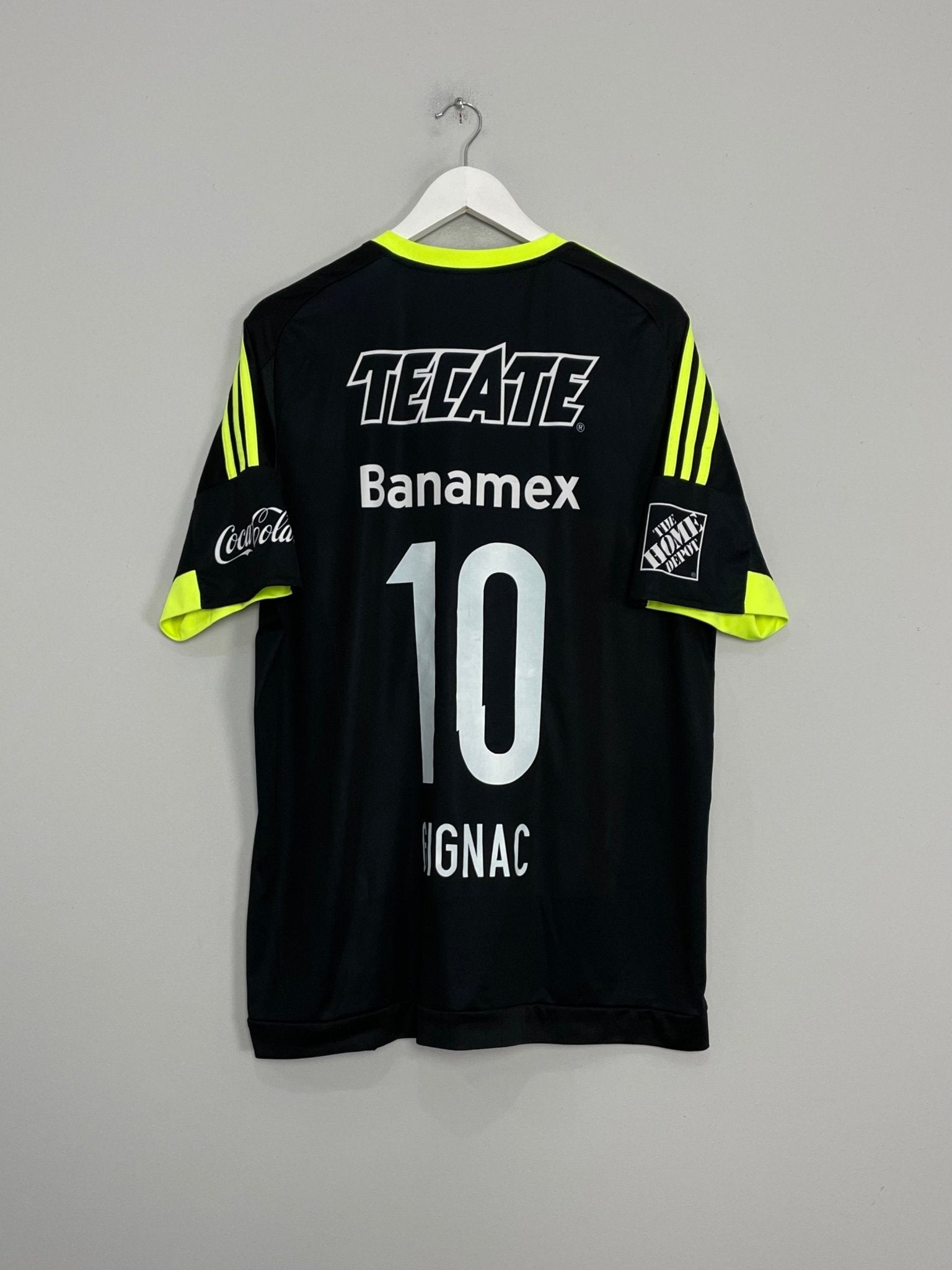 Shop 2014/15 TIGRES GIGNAC #10 THIRD SHIRT (XL) ADIDAS, classic football shirts, vintage football shirts & retro soccer jerseys at Cult Kits
