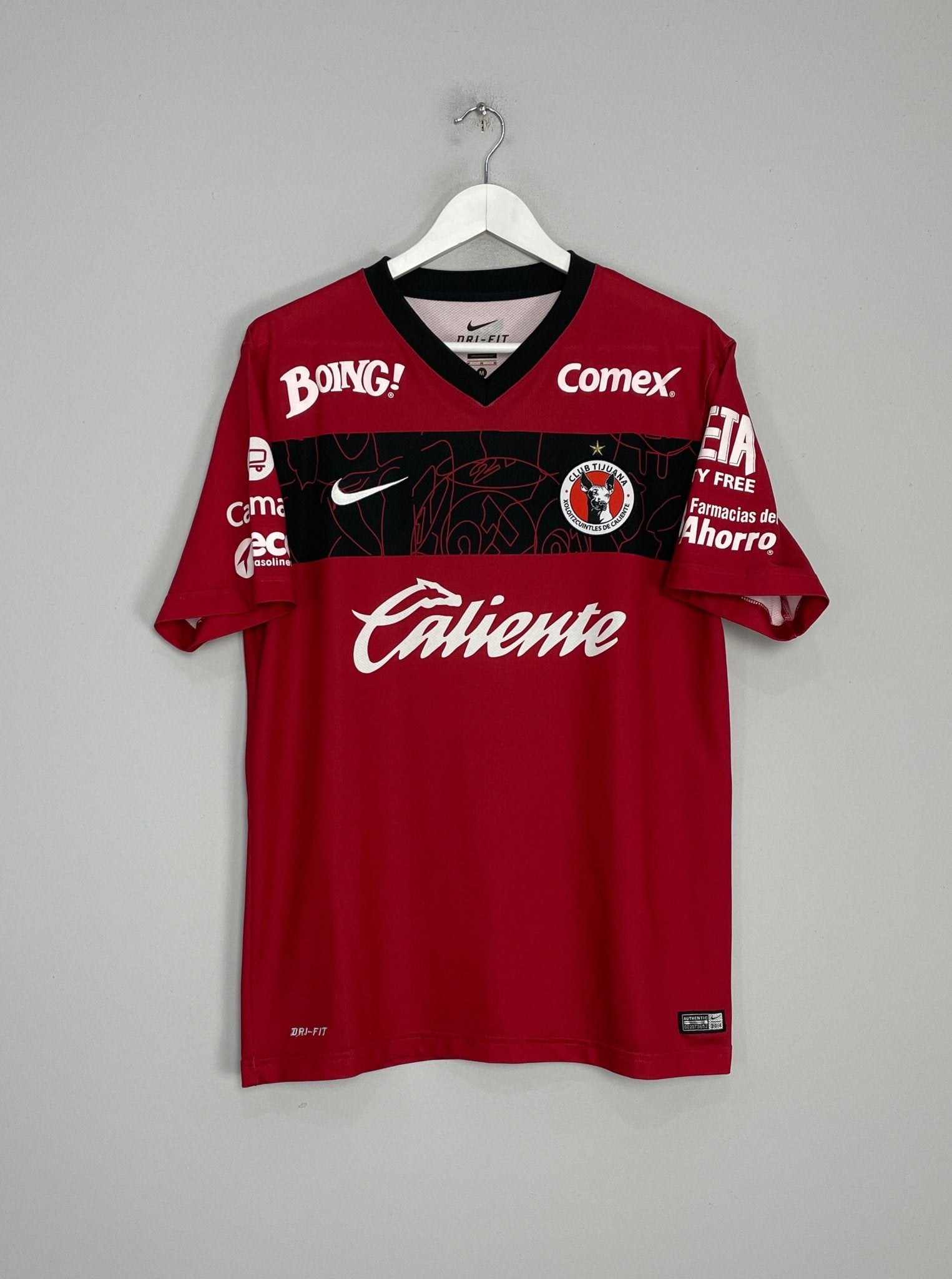 Shop 2014/15 TIJUANA GANDOLFI #3 HOME SHIRT (M) NIKE, classic football shirts, vintage football shirts & retro soccer jerseys at Cult Kits