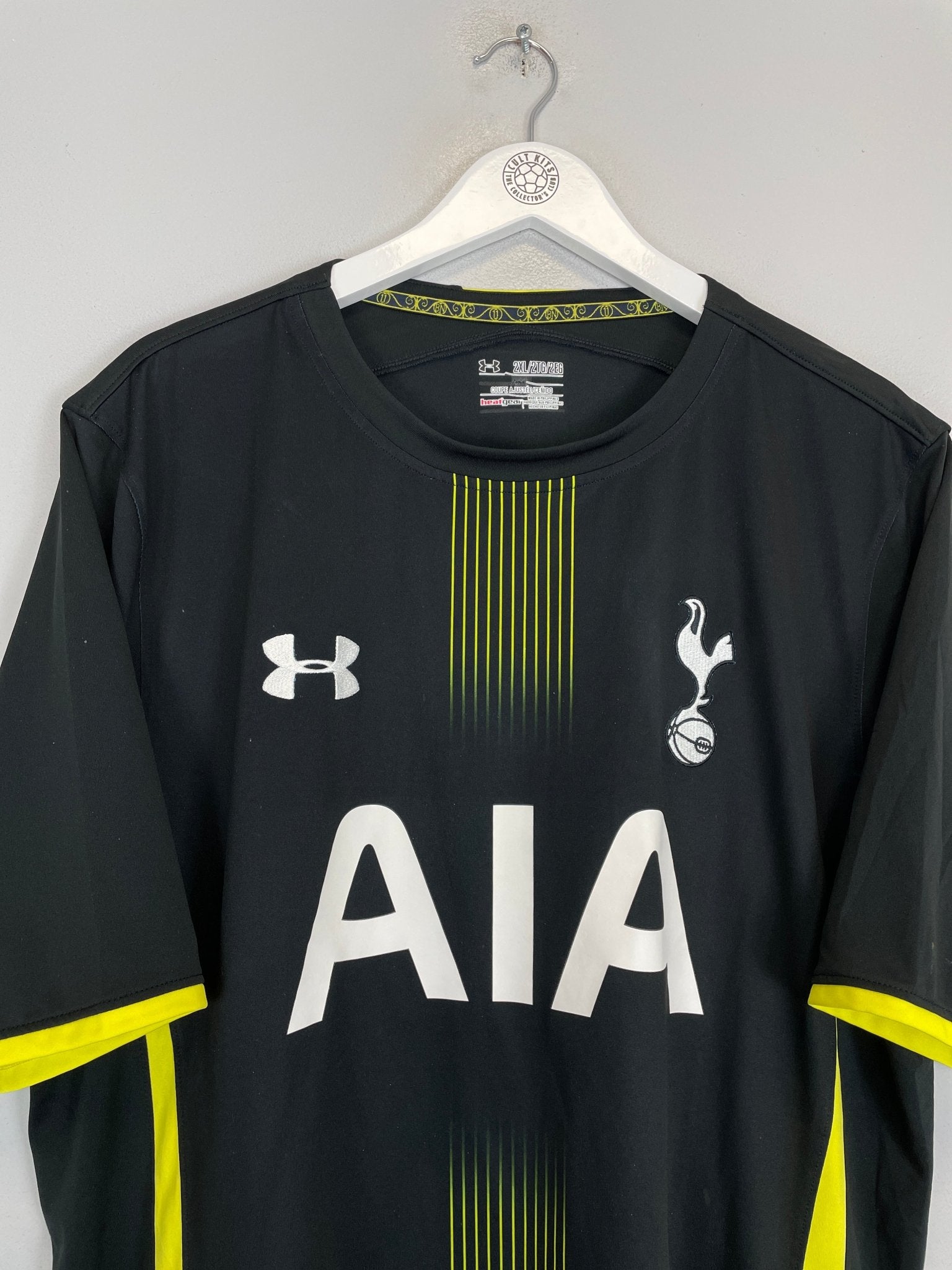Shop 2014/15 TOTTENHAM DEMBELE #19 AWAY SHIRT (XXL) UNDER ARMOUR, classic football shirts, vintage football shirts & retro soccer jerseys at Cult Kits