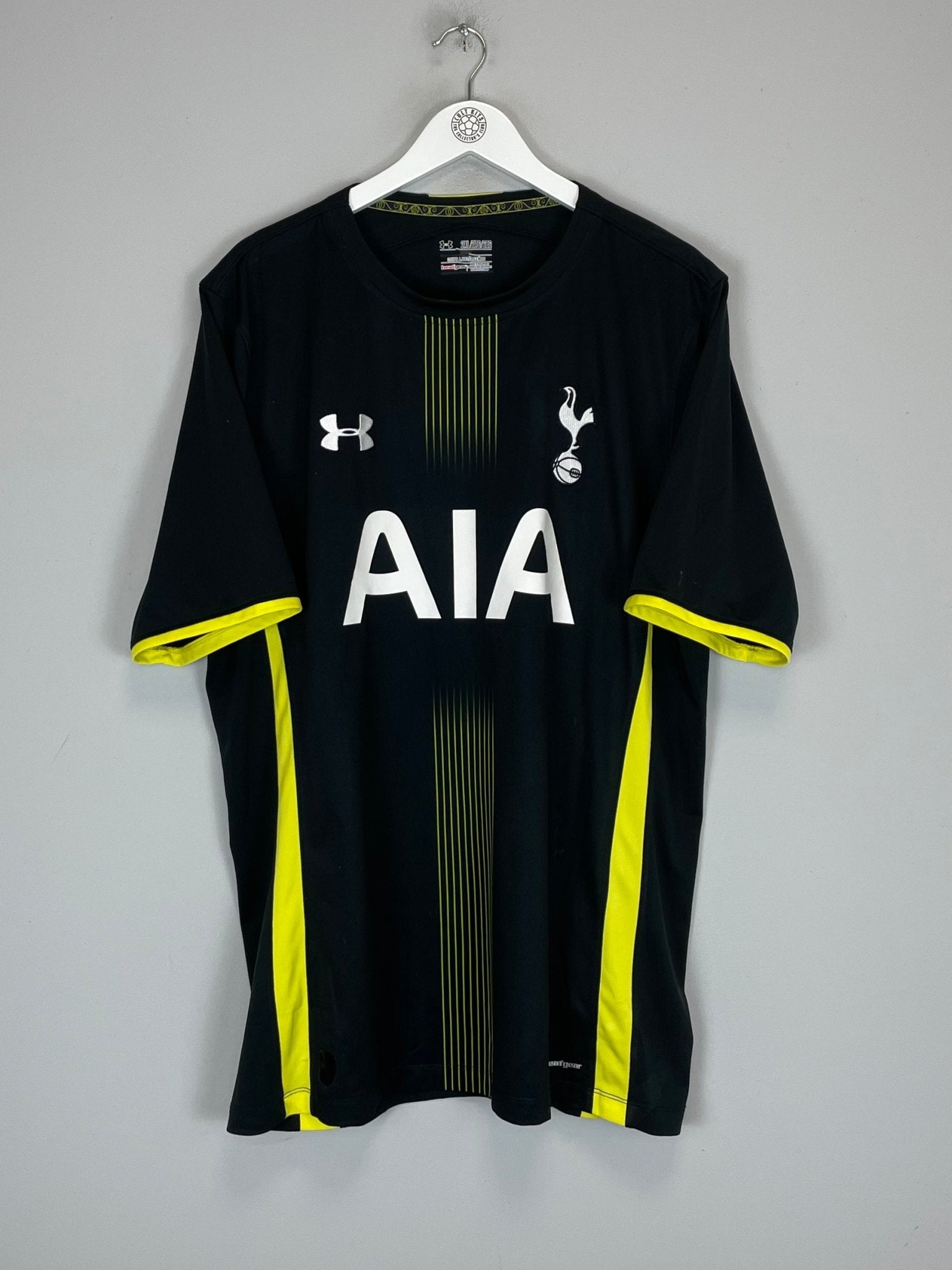 Shop 2014/15 TOTTENHAM DEMBELE #19 AWAY SHIRT (XXL) UNDER ARMOUR, classic football shirts, vintage football shirts & retro soccer jerseys at Cult Kits