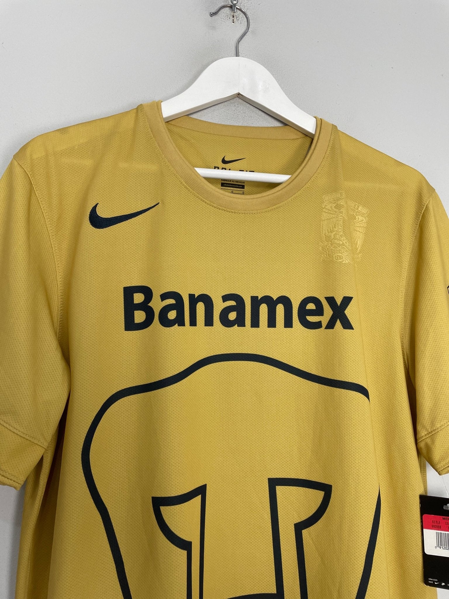 Shop 2014/15 UNAM PUMAS *BNWT* HOME SHIRT (L) NIKE, classic football shirts, vintage football shirts & retro soccer jerseys at Cult Kits