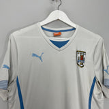 Shop 2014/15 URUGUAY AWAY SHIRT (M) PUMA, classic football shirts, vintage football shirts & retro soccer jerseys at Cult Kits