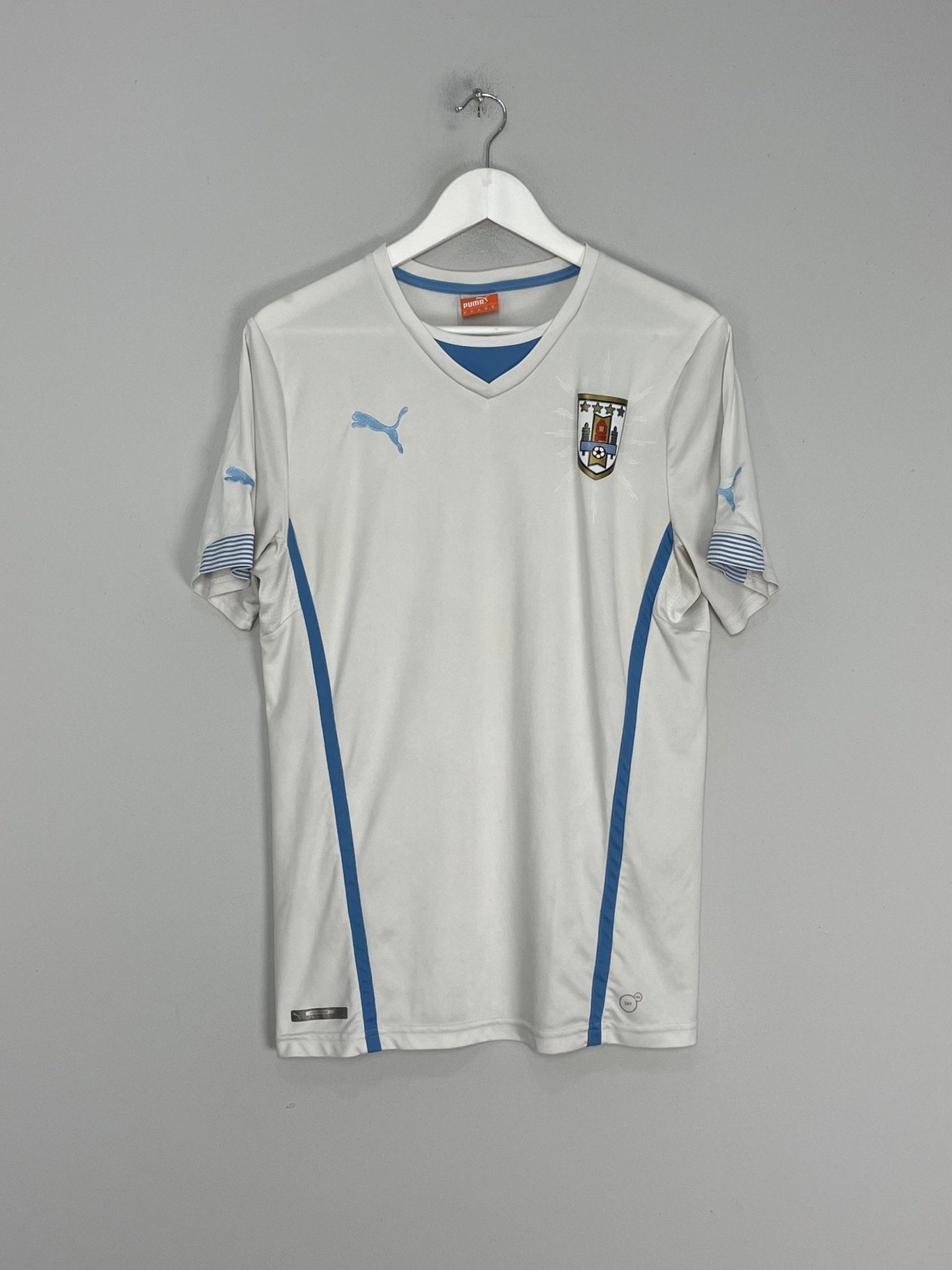 Shop 2014/15 URUGUAY AWAY SHIRT (M) PUMA, classic football shirts, vintage football shirts & retro soccer jerseys at Cult Kits