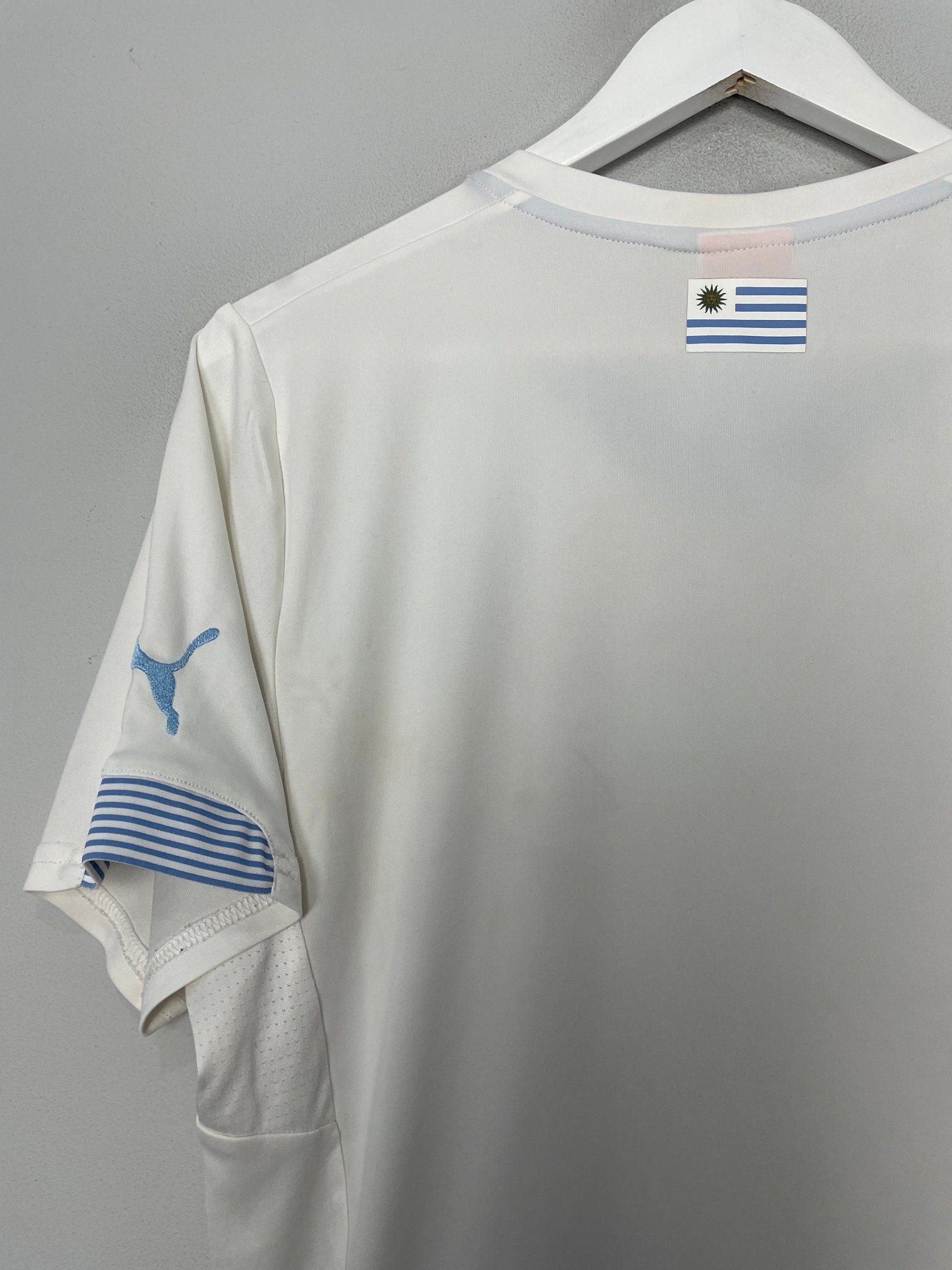 Shop 2014/15 URUGUAY AWAY SHIRT (S) PUMA, classic football shirts, vintage football shirts & retro soccer jerseys at Cult Kits