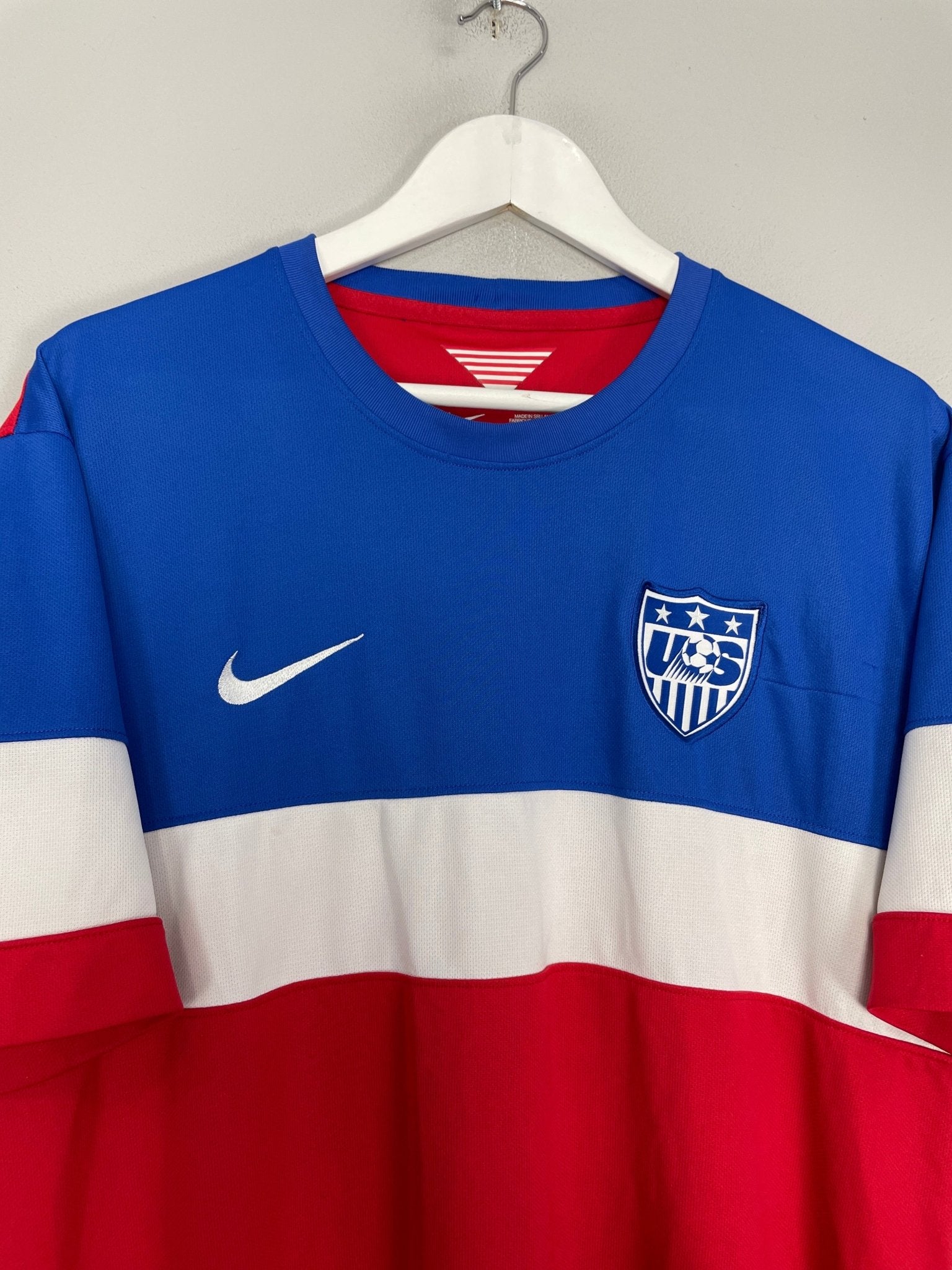 Shop 2014/15 USA AWAY SHIRT (XL) NIKE, classic football shirts, vintage football shirts & retro soccer jerseys at Cult Kits