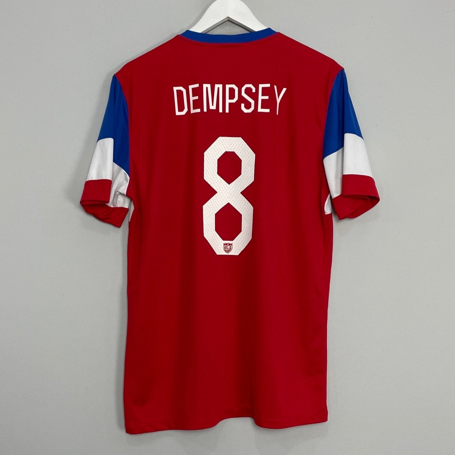 Shop 2014/15 USA DEMPSEY #8 AWAY SHIRT (L) NIKE, classic football shirts, vintage football shirts & retro soccer jerseys at Cult Kits