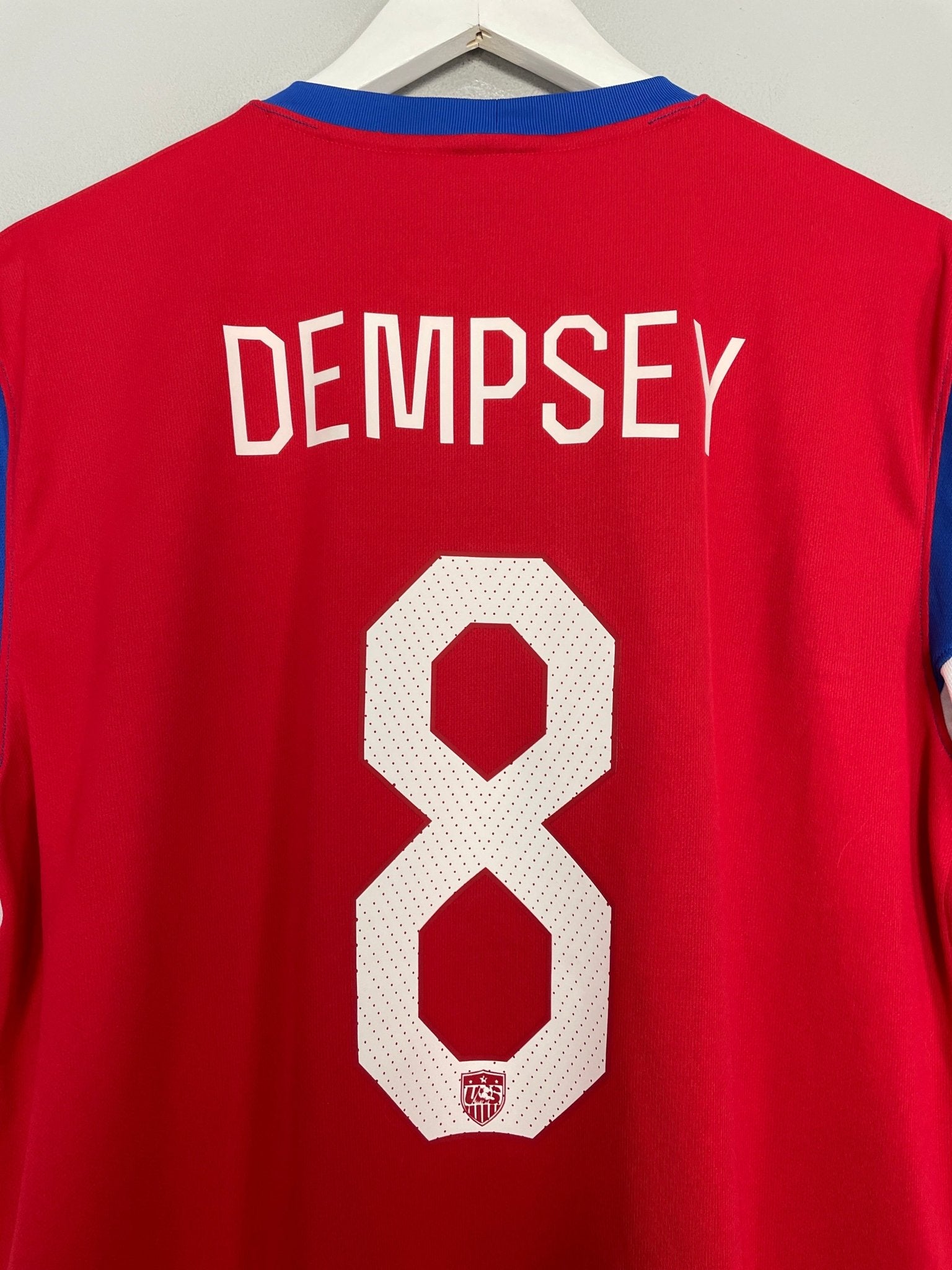 Shop 2014/15 USA DEMPSEY #8 AWAY SHIRT (L) NIKE, classic football shirts, vintage football shirts & retro soccer jerseys at Cult Kits