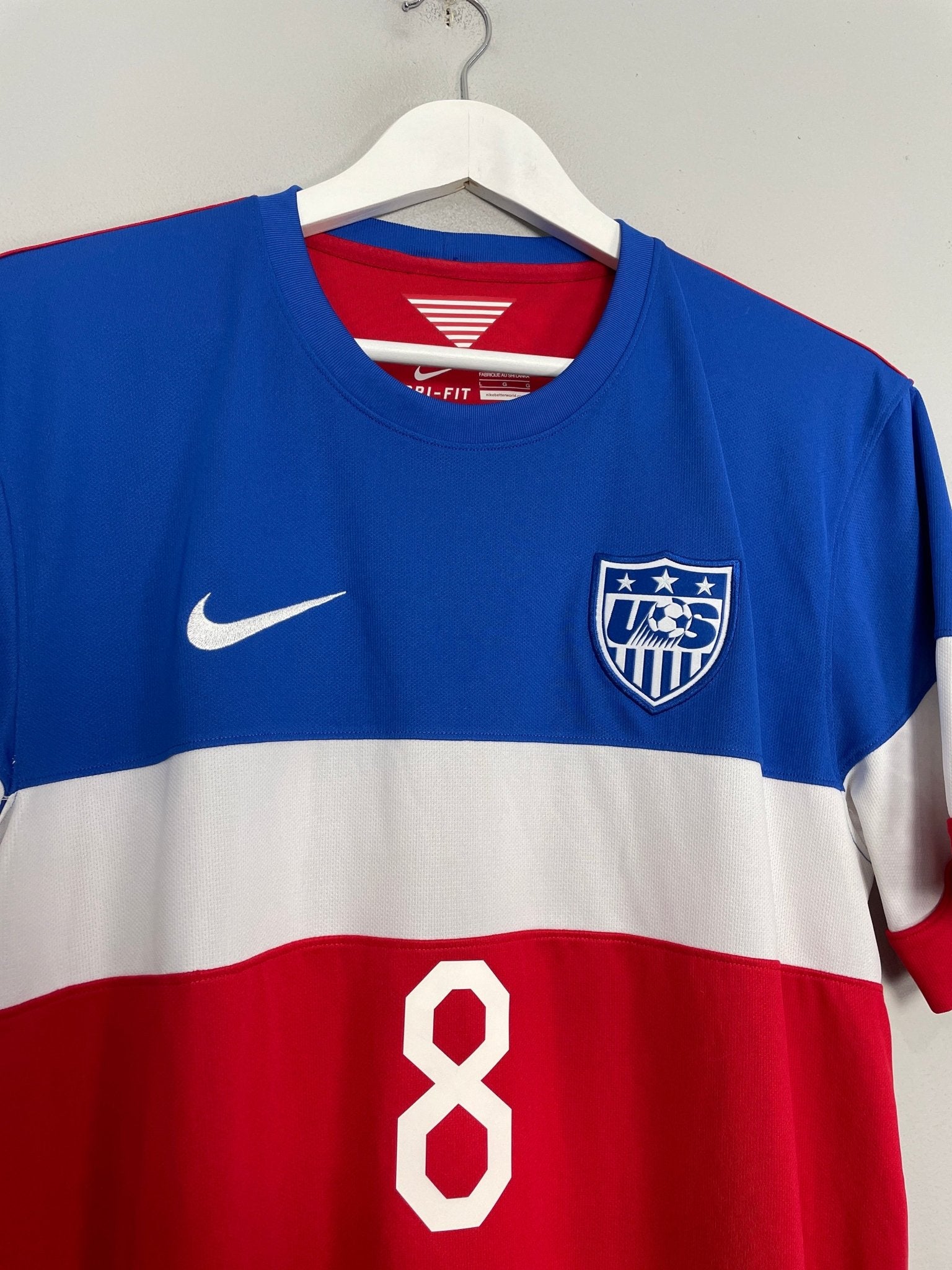 Shop 2014/15 USA DEMPSEY #8 AWAY SHIRT (L) NIKE, classic football shirts, vintage football shirts & retro soccer jerseys at Cult Kits