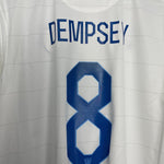 Shop 2014/15 USA DEMPSEY #8 *BNWT* HOME SHIRT (L) NIKE, classic football shirts, vintage football shirts & retro soccer jerseys at Cult Kits