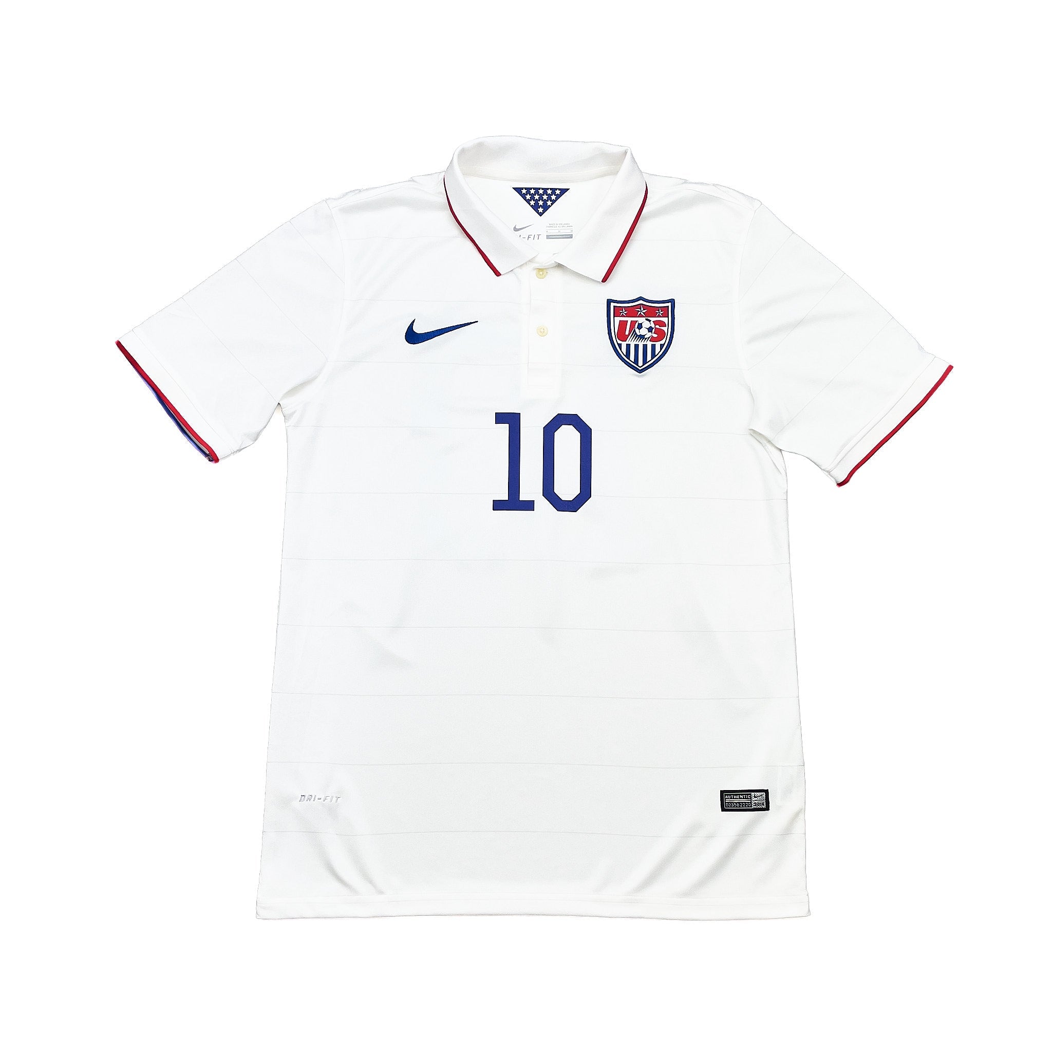 Buy 2014/15 USA Donovan 10 Home Shirt (M) Nike ~ Free worldwide shipping ~ Authentic Vintage Football Shirts from Cult Kits