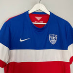 Shop 2014/15 USA *PLAYER ISSUE* AWAY SHIRT (XL) NIKE, classic football shirts, vintage football shirts & retro soccer jerseys at Cult Kits