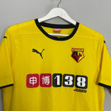 Shop 2014/15 WATFORD HOME SHIRT (M) PUMA, classic football shirts, vintage football shirts & retro soccer jerseys at Cult Kits