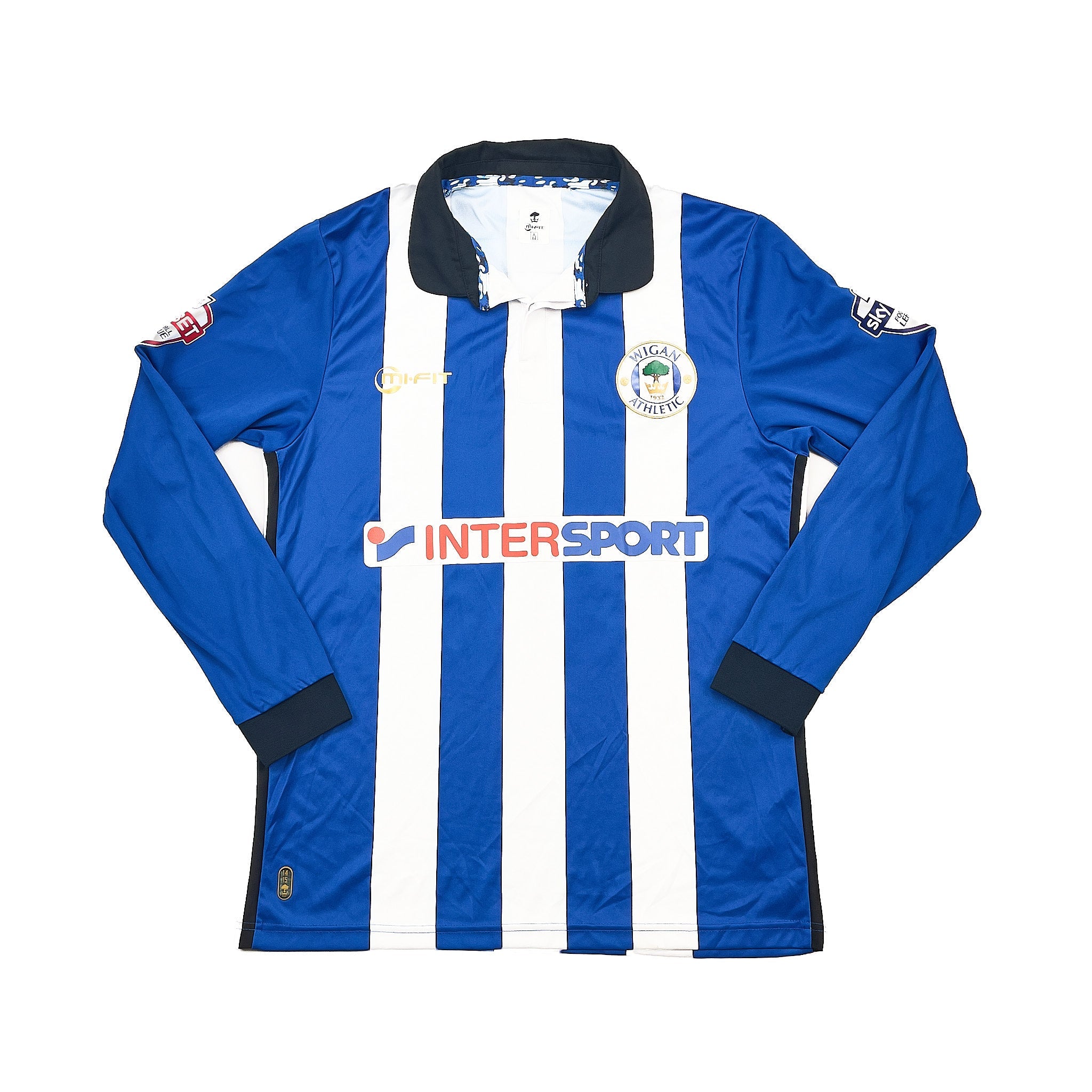 2014-15-wigan-mclean-11-match-issue-l-s-home-shirt-m-mi-fit