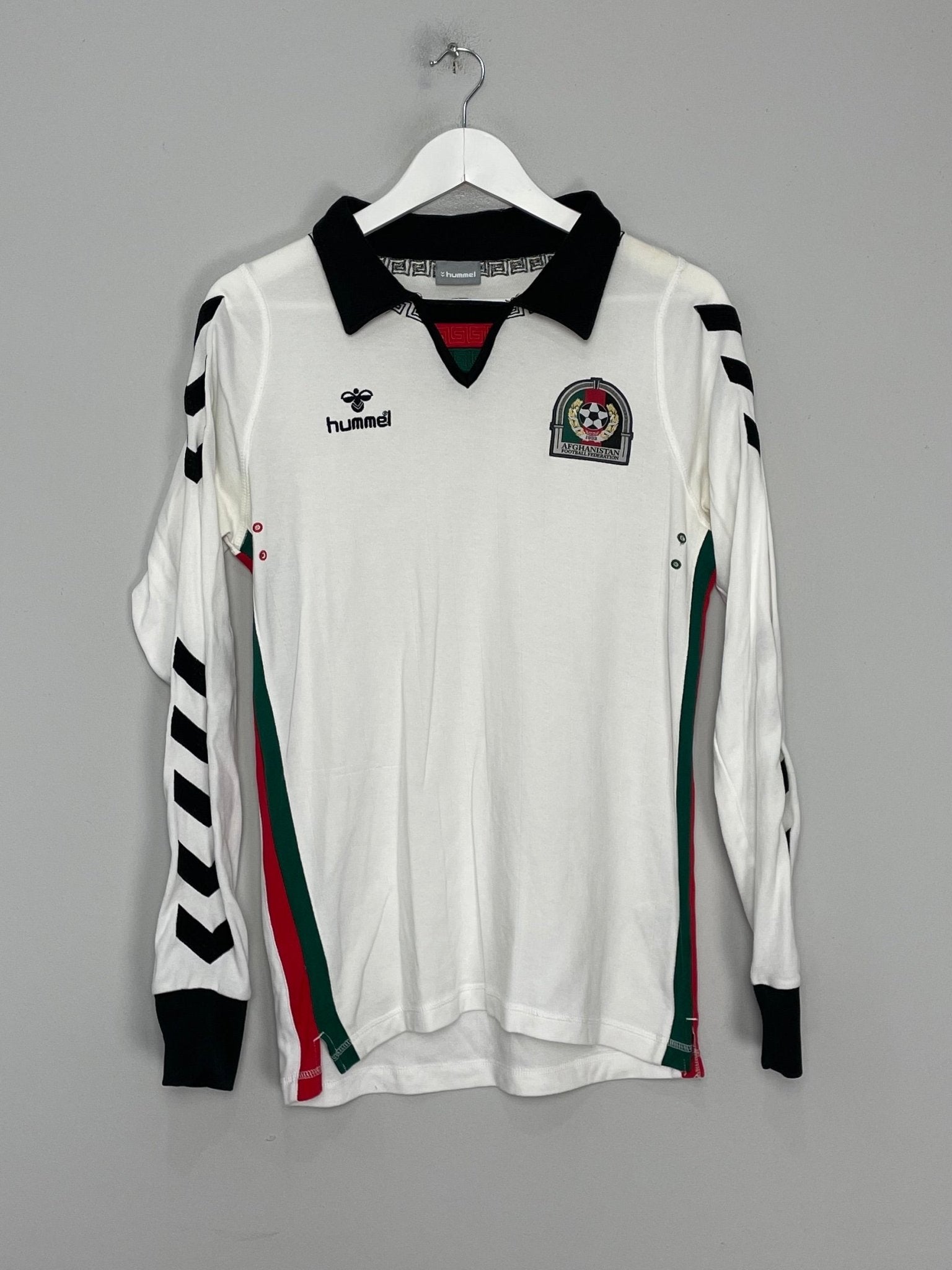 Shop 2014/16 AFGHANISTAN L/S HOME SHIRT (S) HUMMEL, classic football shirts, vintage football shirts & retro soccer jerseys at Cult Kits