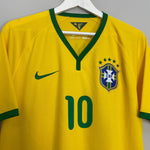 Shop 2014/16 BRAZIL NEYMAR JR #10 HOME SHIRT (L) NIKE, classic football shirts, vintage football shirts & retro soccer jerseys at Cult Kits