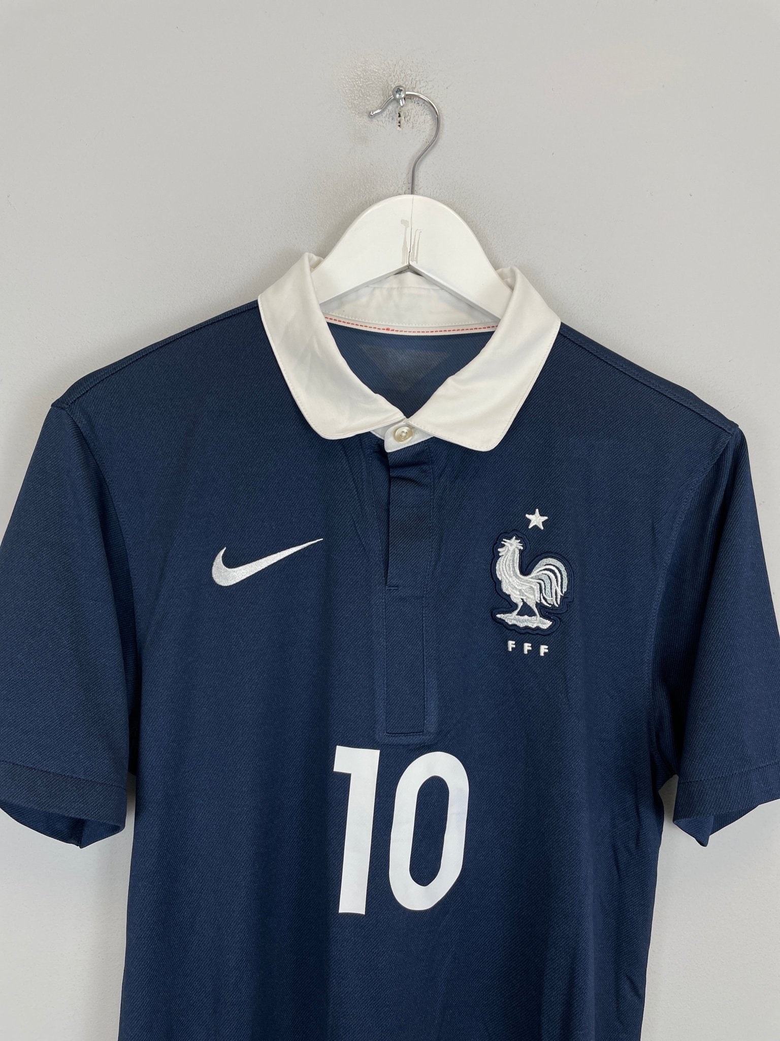 Shop 2014/16 FRANCE BENZEMA #10 HOME SHIRT (S) NIKE, classic football shirts, vintage football shirts & retro soccer jerseys at Cult Kits