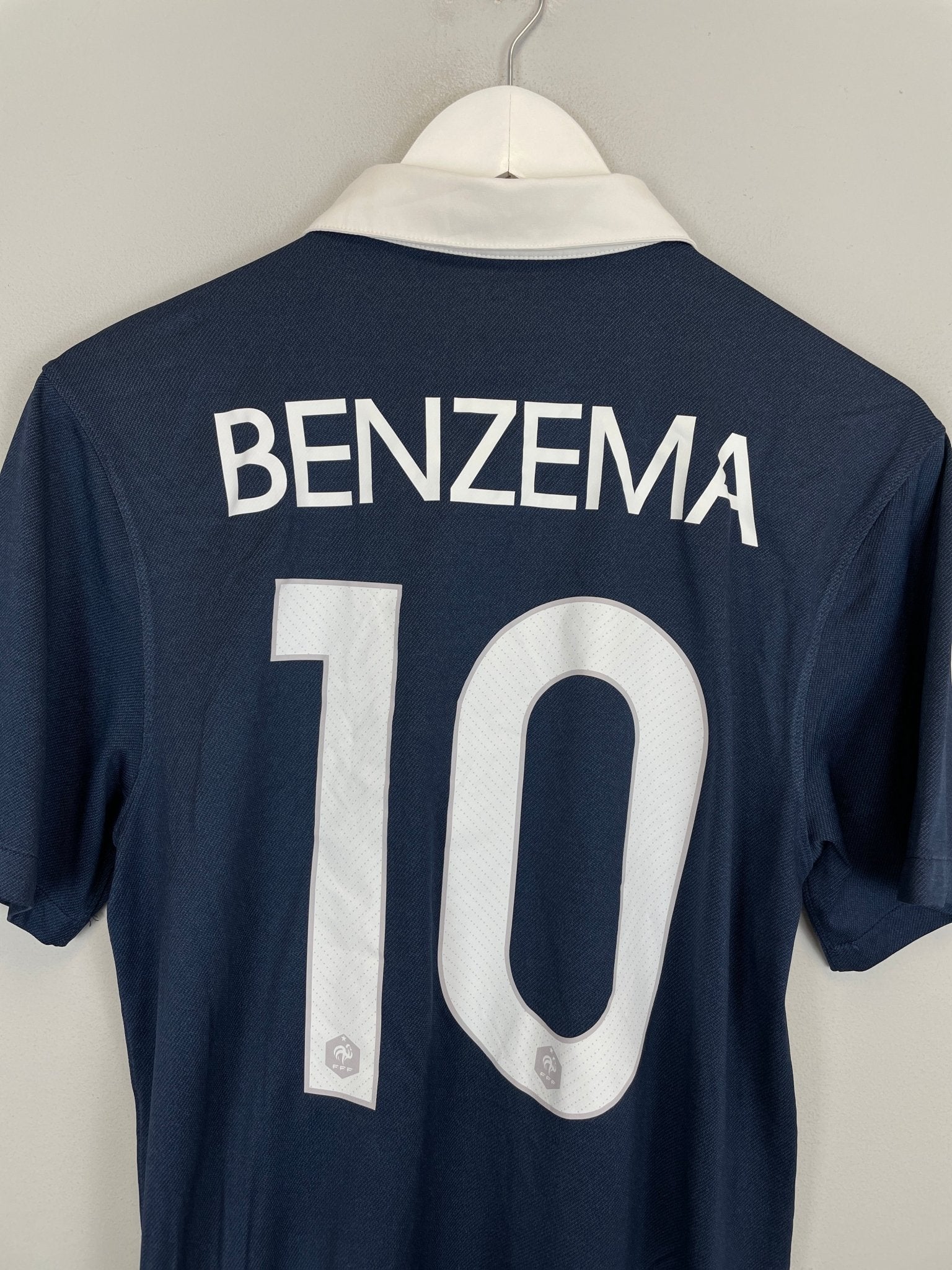 Shop 2014/16 FRANCE BENZEMA #10 HOME SHIRT (S) NIKE, classic football shirts, vintage football shirts & retro soccer jerseys at Cult Kits