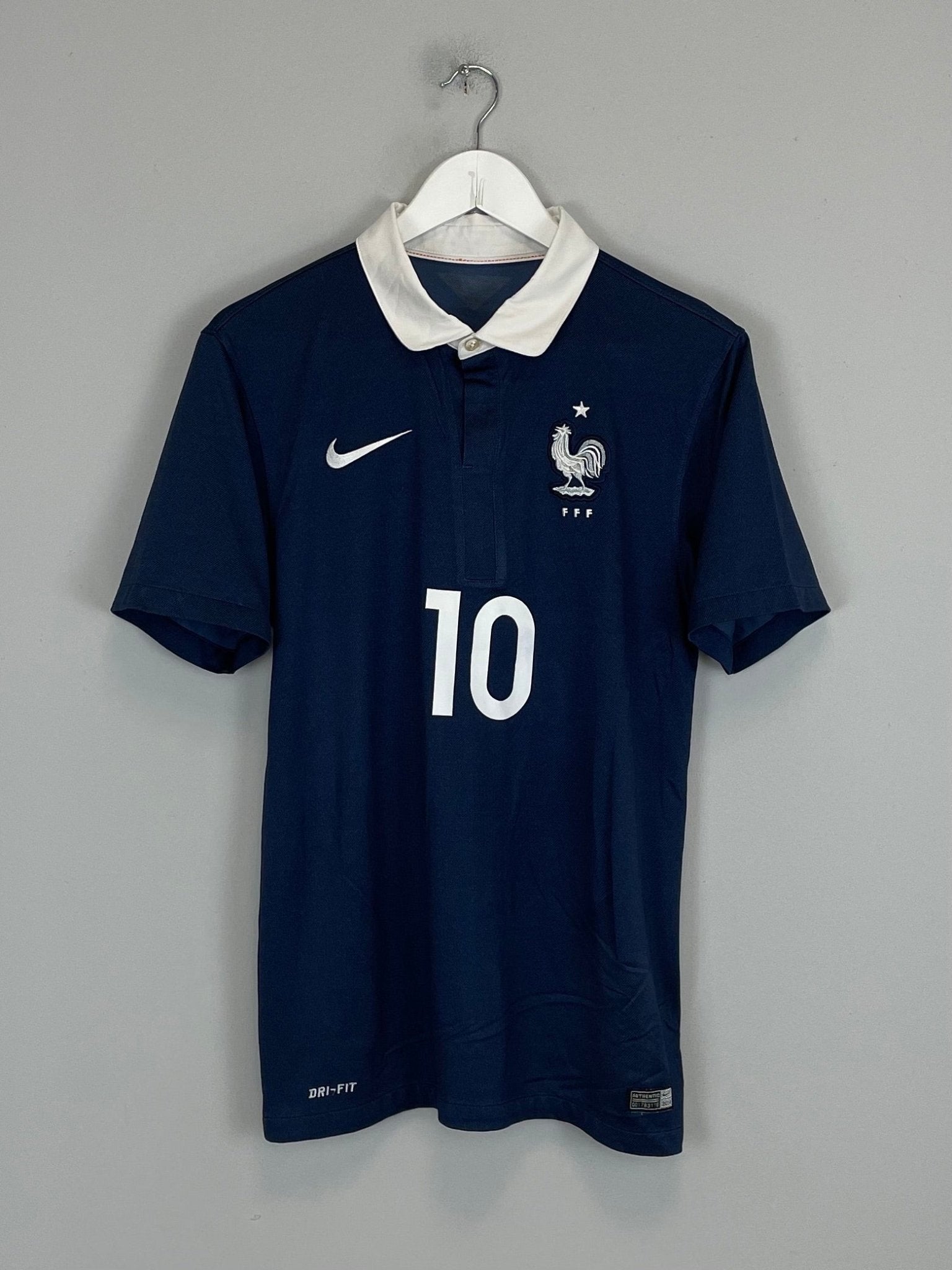 Shop 2014/16 FRANCE BENZEMA #10 HOME SHIRT (S) NIKE, classic football shirts, vintage football shirts & retro soccer jerseys at Cult Kits