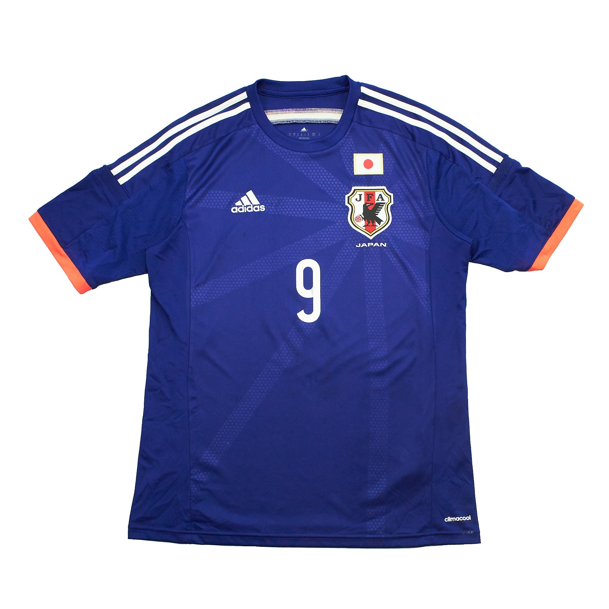 Buy 2014/16 Japan Okazaki 9 Home Shirt (M) Adidas ~ Free worldwide shipping ~ Authentic Vintage Football Shirts from Cult Kits