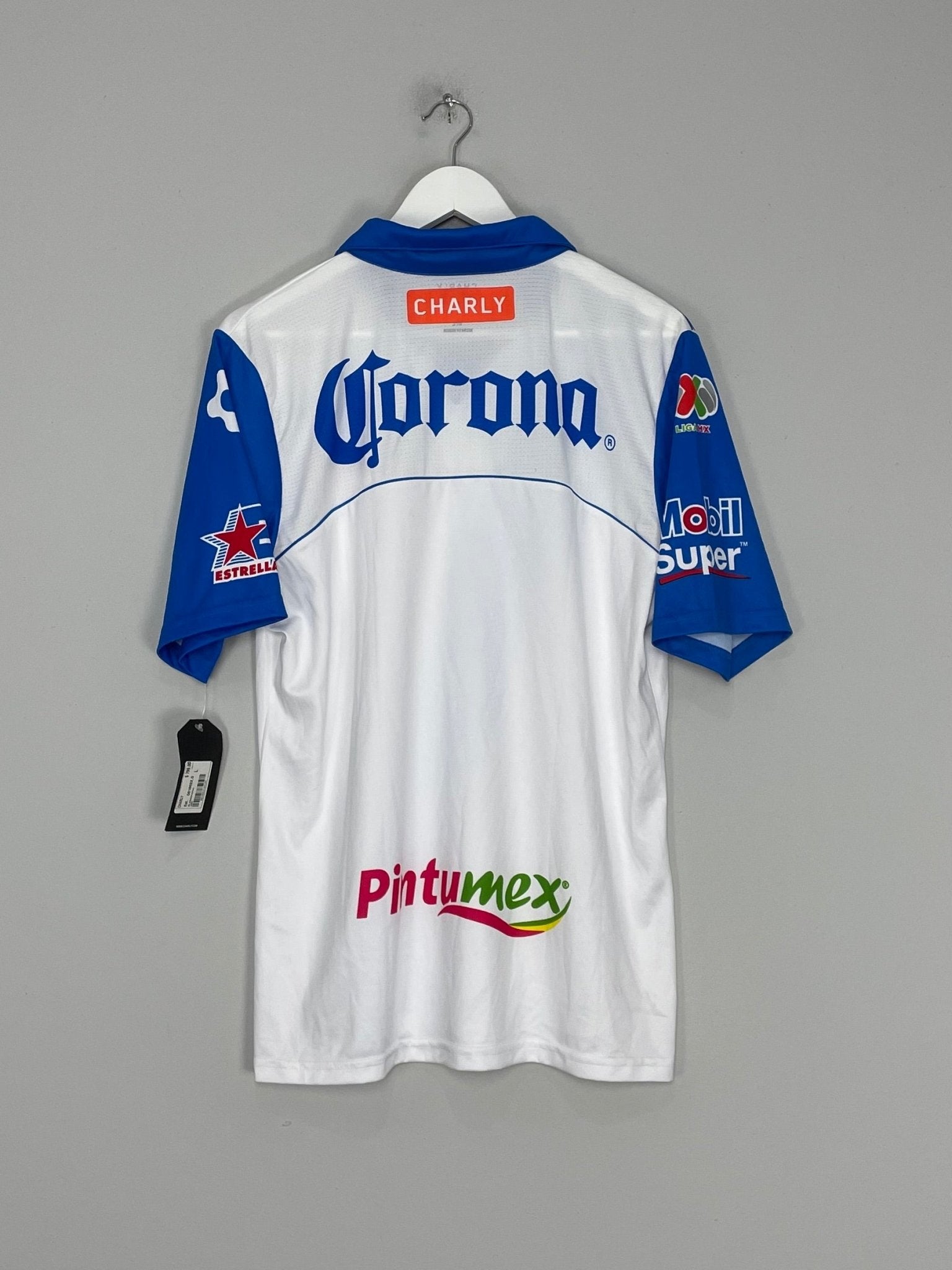 Shop 2014/16 PUEBLA *70 YEARS* BNWT HOME SHIRT (L) CHARLY, classic football shirts, vintage football shirts & retro soccer jerseys at Cult Kits