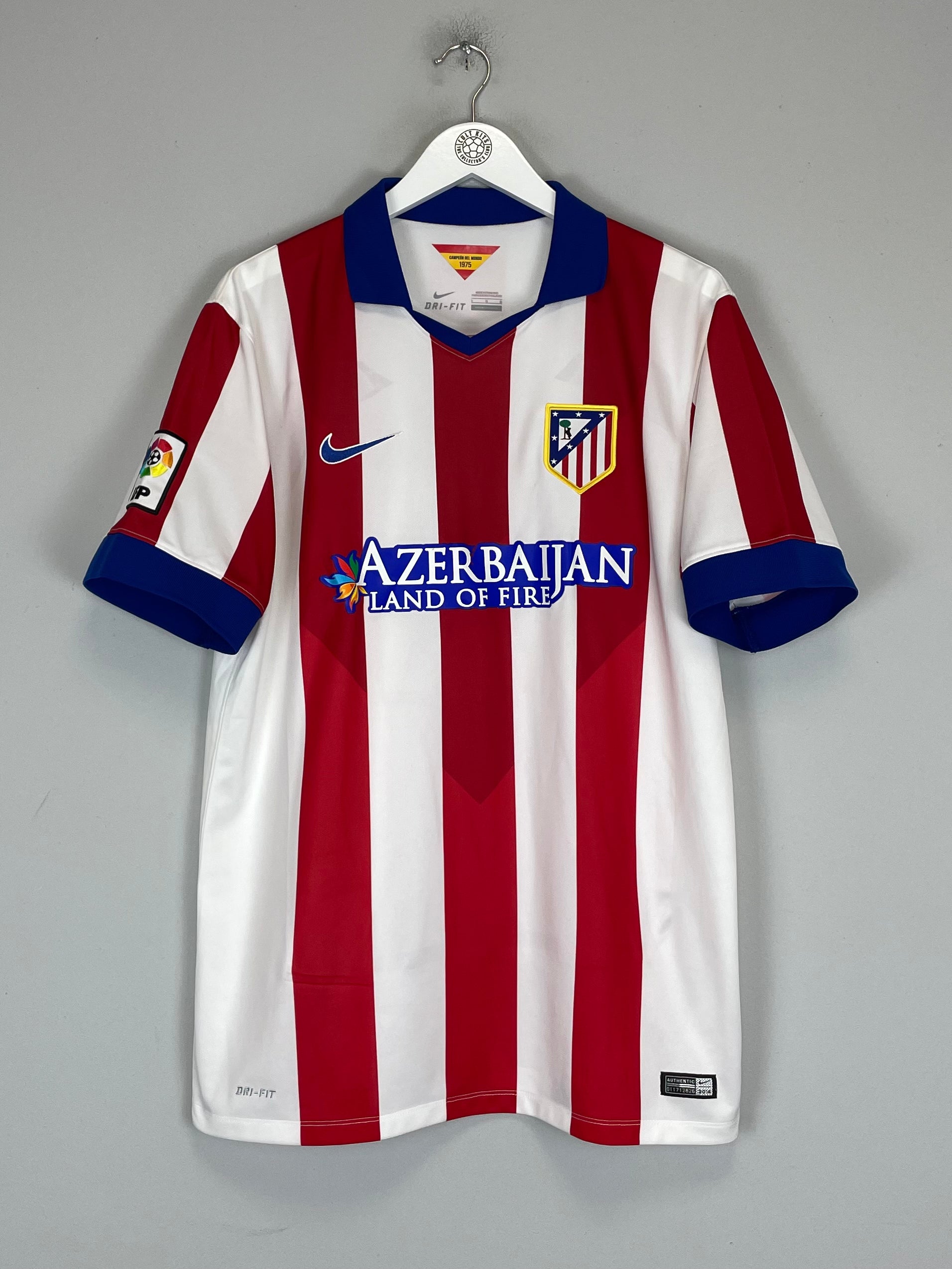 2014/15 ATLETICO MADRID #6 HOME SHIRT (L) NIKE