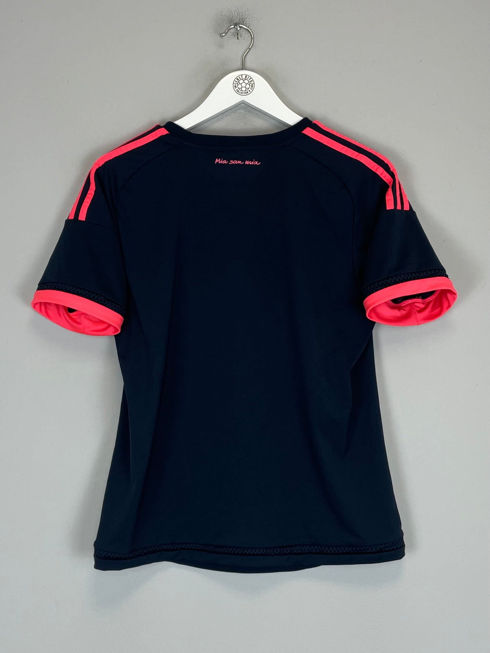 2014/15 BAYERN MUNICH THIRD SHIRT (S) ADIDAS BACK SLEEVES MIA SAN 