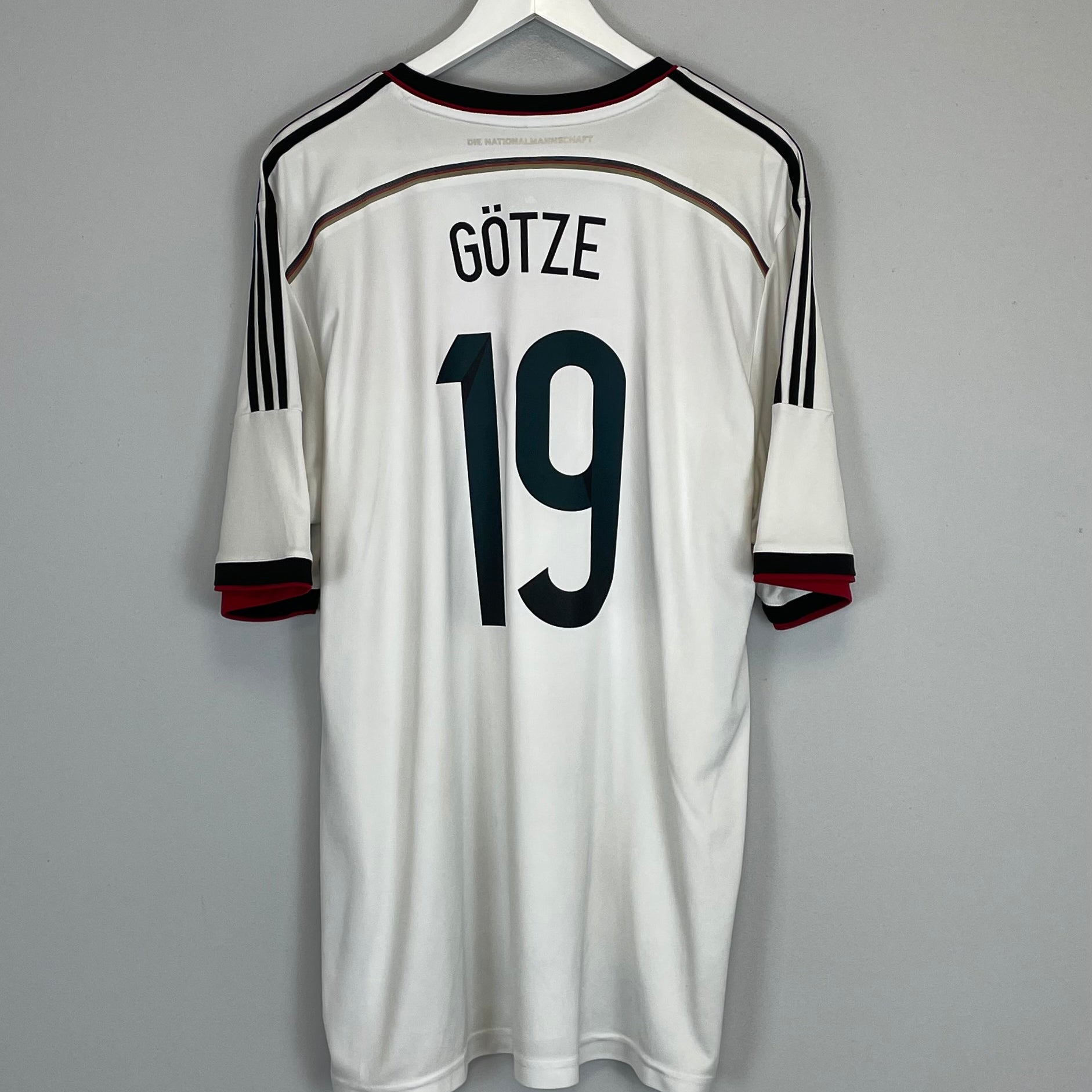 Shop 2014/15 GERMANY GOTZE #19 HOME SHIRT (XXL) ADIDAS, classic football shirts, vintage football shirts & retro soccer jerseys at Cult Kits