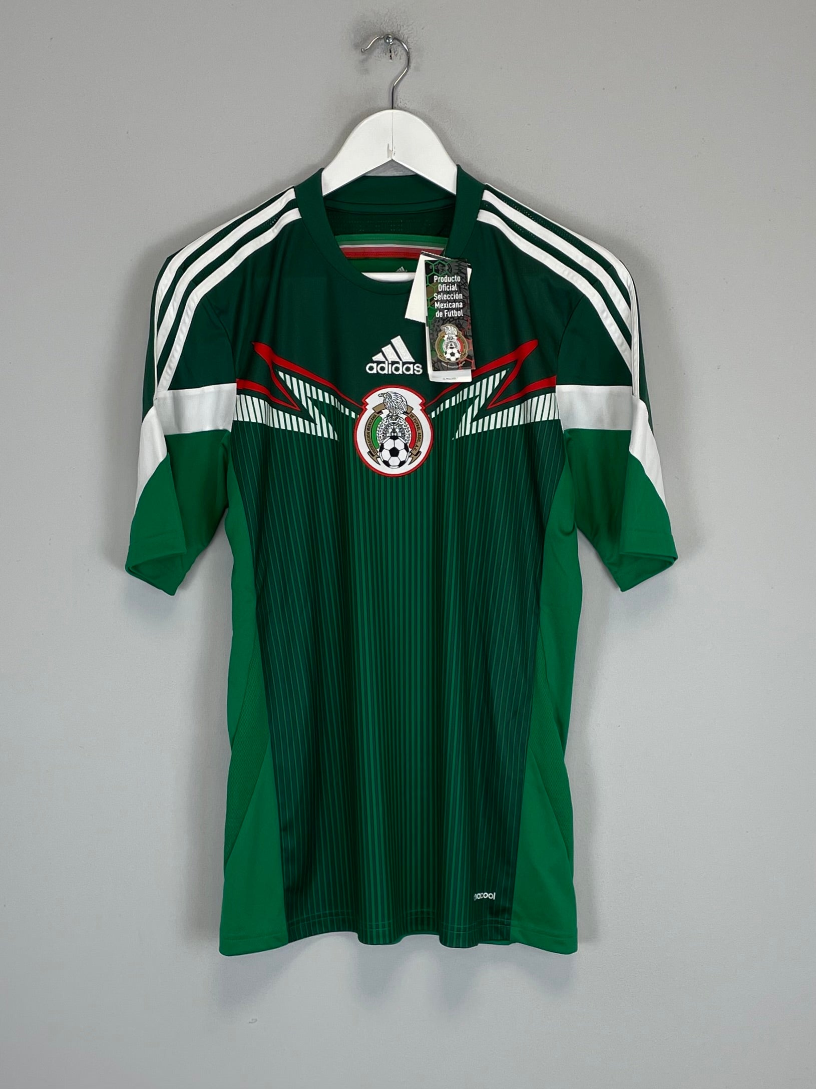 Shop 2014/15 MEXICO *BNWT* HOME SHIRT (S) ADIDAS, classic football shirts, vintage football shirts & retro soccer jerseys at Cult Kits