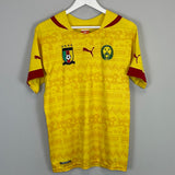 Shop 2014/16 CAMEROON AWAY SHIRT (L) PUMA, classic football shirts, vintage football shirts & retro soccer jerseys at Cult Kits
