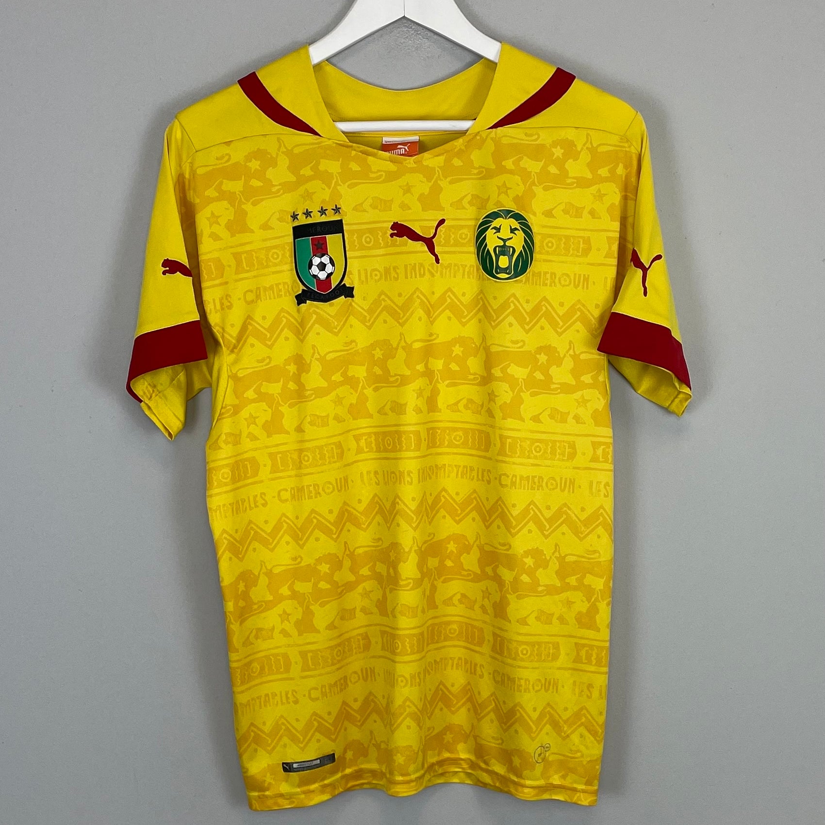 Shop 2014/16 CAMEROON AWAY SHIRT (L) PUMA, classic football shirts, vintage football shirts & retro soccer jerseys at Cult Kits