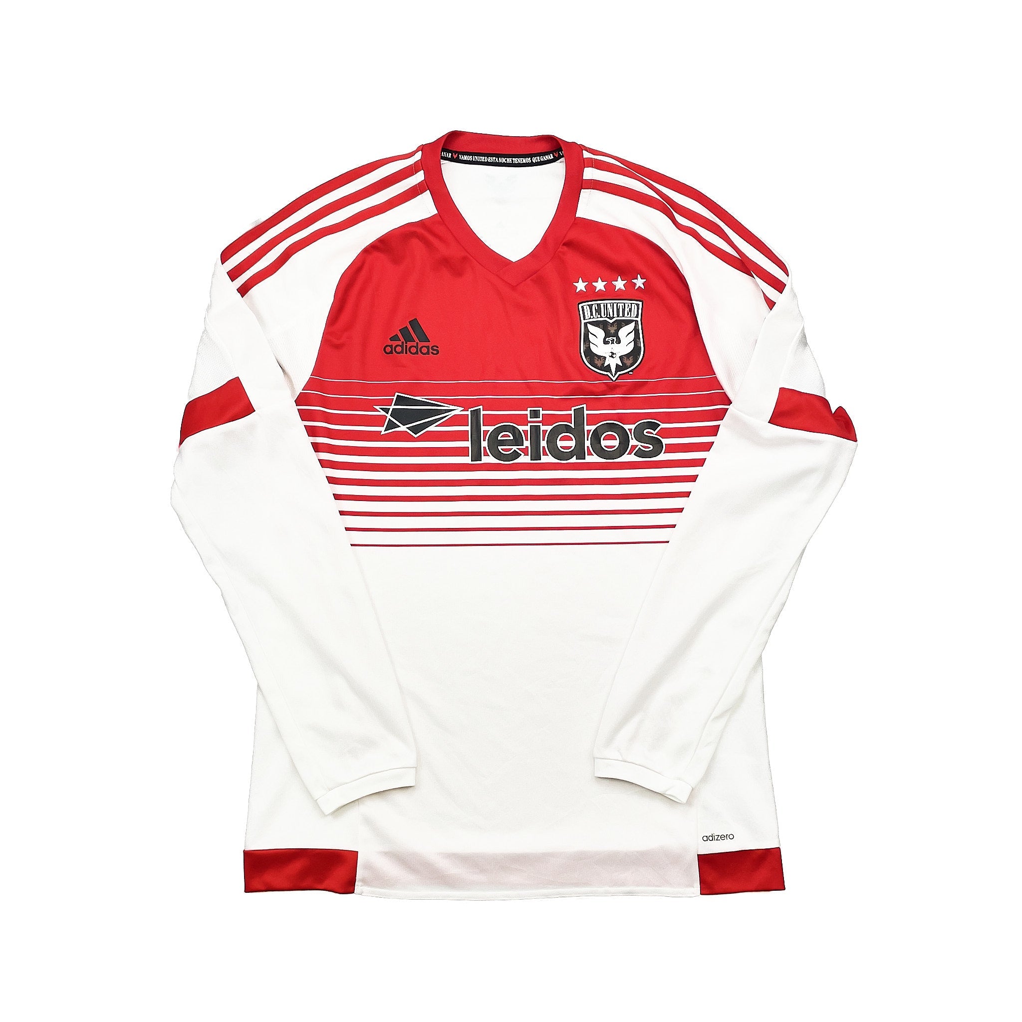 Buy 2015 DC United *Player Issue* L/S Away Shirt (M) Adidas ~ Free worldwide shipping available ~ Authentic Vintage Football Shirts from Cult Kits