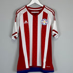 Shop 2015 PARAGUAY COPA AMERICA HOME SHIRT (L) ADIDAS, classic football shirts, vintage football shirts & retro soccer jerseys at Cult Kits
