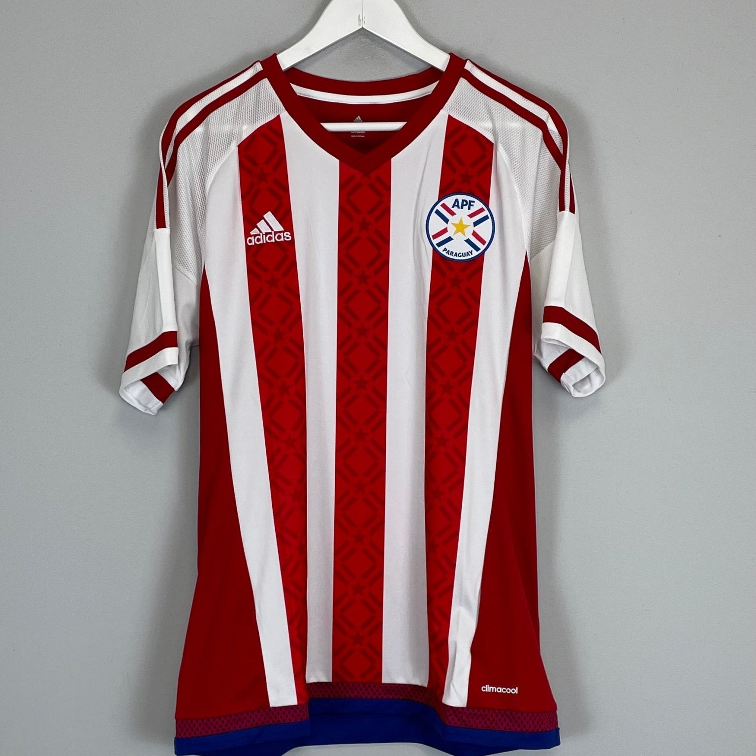 Shop 2015 PARAGUAY COPA AMERICA HOME SHIRT (L) ADIDAS, classic football shirts, vintage football shirts & retro soccer jerseys at Cult Kits
