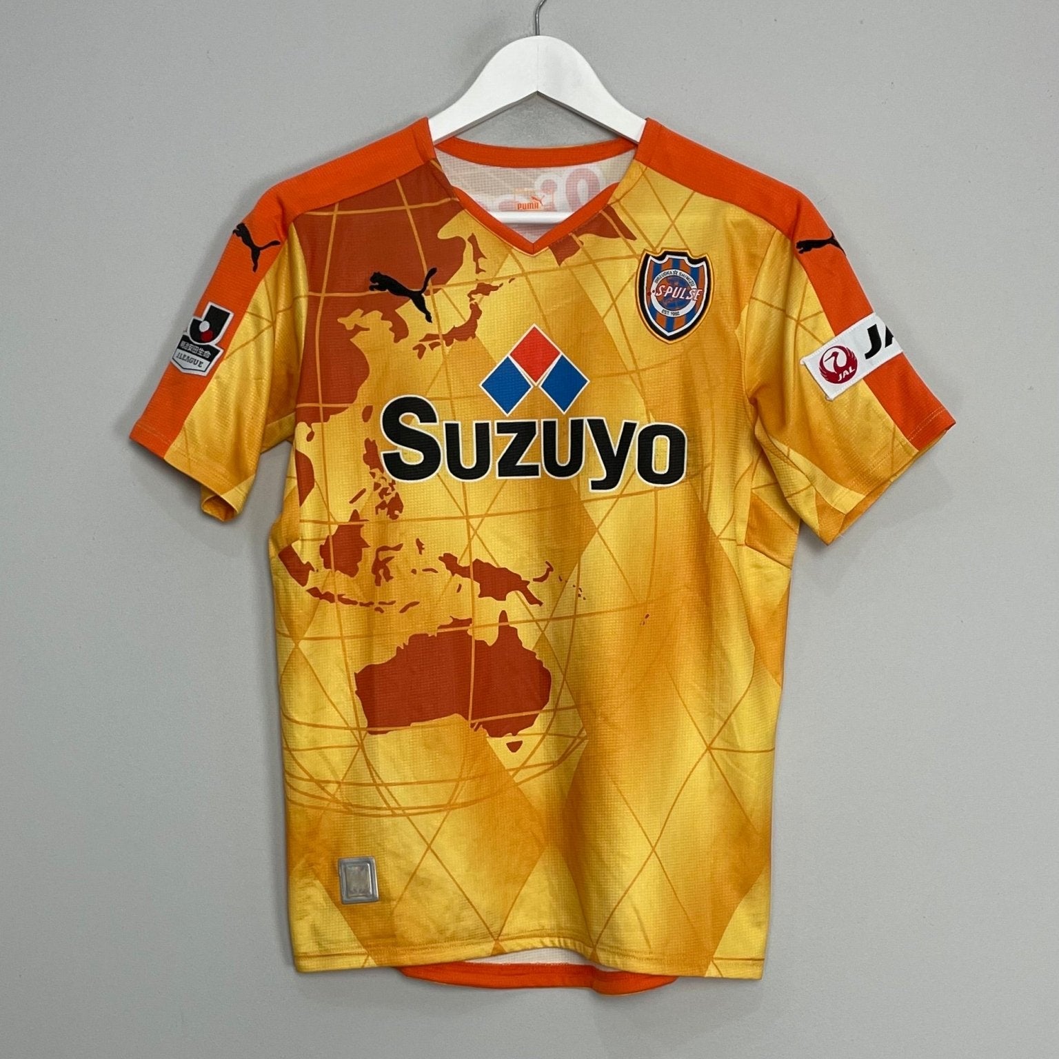 Shop 2015 SHIMIZU S-PULSE HOME SHIRT (S) PUMA, classic football shirts, vintage football shirts & retro soccer jerseys at Cult Kits